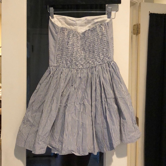 hollister striped strapless dress - Picture 2 of 3